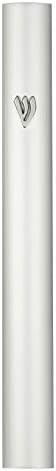 AS Mezuzah Case Silver Shin Design 7 Inches