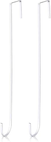 Hotop 15 Inch Steel Wreath Hanger Hooks 2 Pack