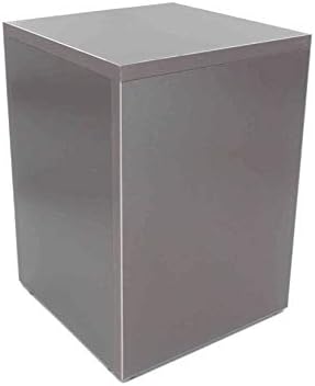FixtureDisplays 115x115x36 Inch Grey Wood Cube Display Riser Stand 1