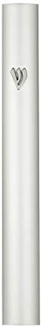 AS Mezuzah Case Silver Shin Design 5 Inches