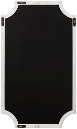 Hogan Framed Scalloped Decorative Wall Pinboard White 18x30