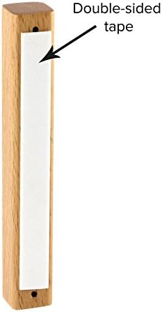 Peer Hastam Classic Wood Mezuzah Case Natural Light Wood 68 Inches