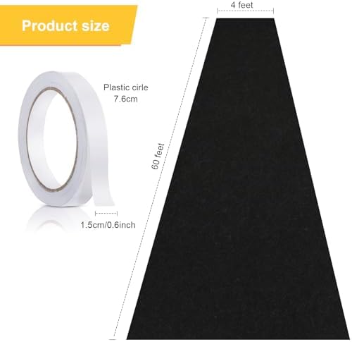 Preboun 39 x 60 ft Carpet Runner for Events