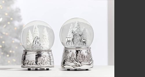 Reed Barton 867074 Musical Snow Globe Christmas Decor