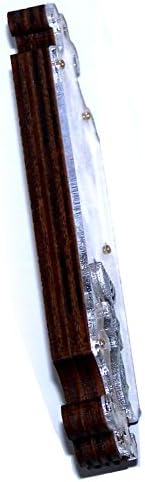 Holy Land Market Wooden Mezuzah Case with Scroll and Stones
