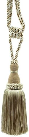 Noblesse Collection Tassel Tieback 8 Tassel with 30 Spread Set of 2