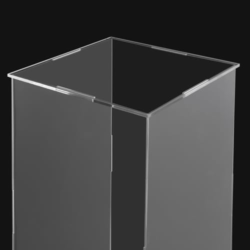 2 Pcs Acrylic Display Cube Pedestal Flower Stand Tower