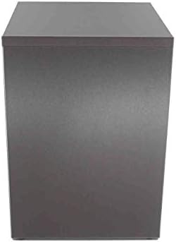 FixtureDisplays 115x115x36 Inch Grey Wood Cube Display Riser Stand 1