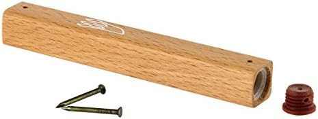 Peer Hastam Classic Wood Mezuzah Case Natural Light Wood 68 Inches