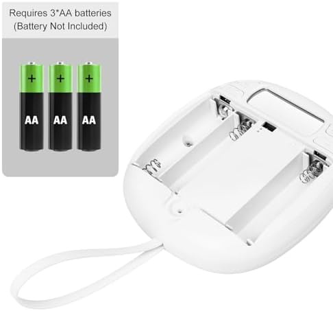 Vibrating Alarm Clock with LED Display for Heavy Sleepers