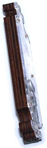 Holy Land Market Wooden Mezuzah Case with Scroll and Stones