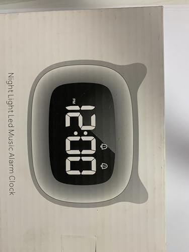 Cute RGB Alarm Clock with Night Light for Kids and Teens