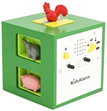 KOOKOO KidsAlarm Green with Animal Wake-up Sounds