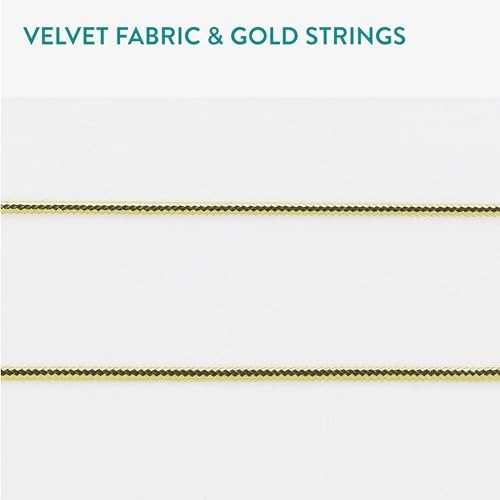 Navaris Velvet Memo Board 12x17 6 Push Pins White