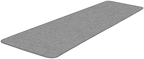 House Home and More Outdoor Carpet Runner Gray 4x10 Feet