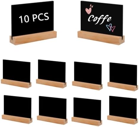 4x3 Inch Mini Chalkboards 10 Pcs Double Sided Signs