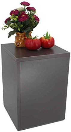 FixtureDisplays 115x115x36 Inch Grey Wood Cube Display Riser Stand 1