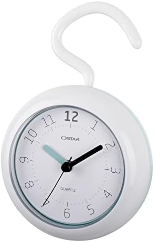OSTAR 2PCS Waterproof Shower Clock with AA Battery