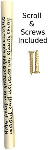 Tamara Baskin Art Glass Mezuzah - Blue Handmade in USA