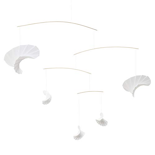 Waves 5 Hanging Mobile - 35 Inches Handmade in Denmark