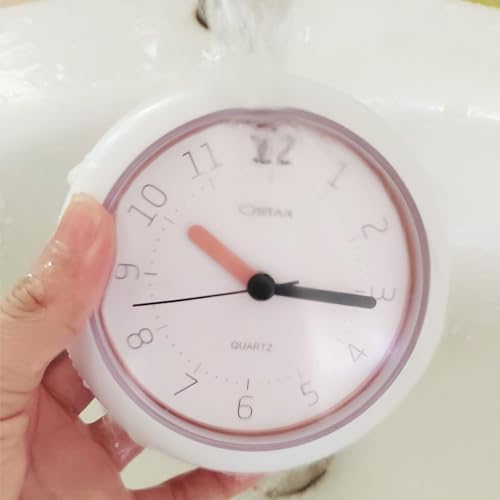 OSTAR 2PCS Waterproof Shower Clock with AA Battery