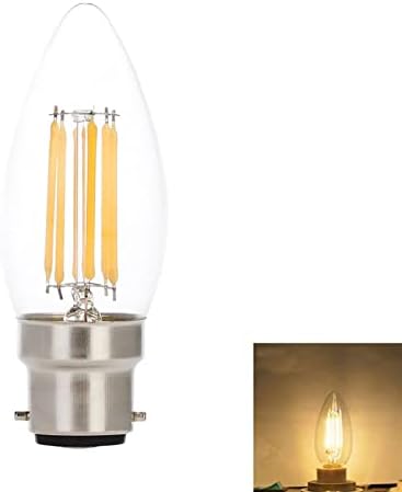 10pcs B22 Frosted LED Filament Bulbs 2W 4W 6W Dimmable