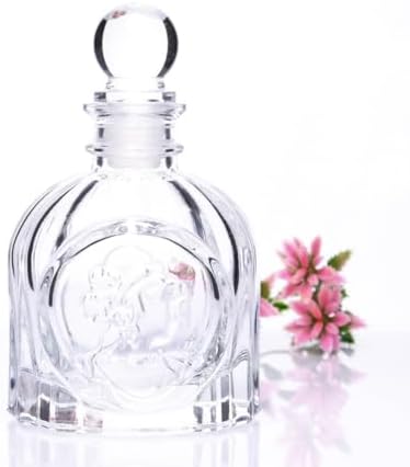 100ML Clear Glass Diffuser Bottle with Lid