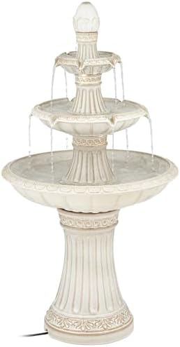 Formentera 45 14 Inch High Outdoor LED Floor Fountain