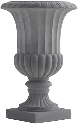 Nearly Natural 7507 Decorative Urn Gray 165 In H