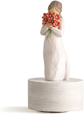 Willow Tree Surrounded by Love Musical Figure