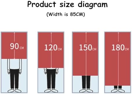 Japanese Noren Door Curtain with Telescopic Rod 80x90 cm 1 Panel