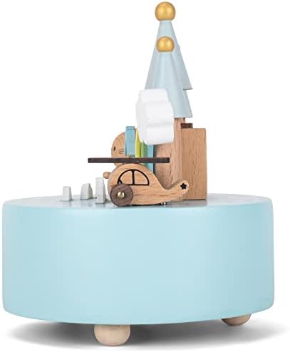 Cottage Garden Rainbow Castle Cat Music Box