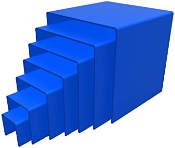 Seven Riser Combo Acrylic Display Pedestals