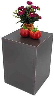 FixtureDisplays 115x115x36 Inch Grey Wood Cube Display Riser Stand 1