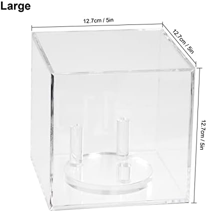 Clear Acrylic Mineral Geode Fossil Coral Display Box