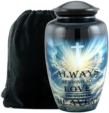 Heaven Urn With Velvet Bag for Adult Ashes