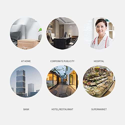 Tangxi 7 Inch Auto Dimmable Digital Day Clock with 8 Languages