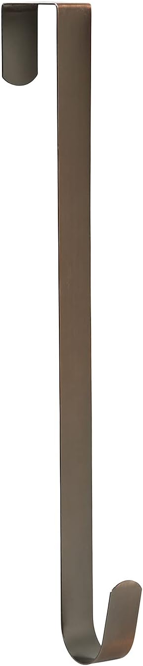 Sattiyrch 15 Inch Wreath Hanger Brushed Copper Steel Hook