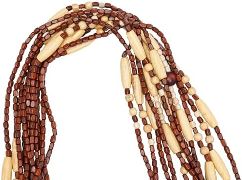 Boho Bamboo Bead Curtain with 31 Lines