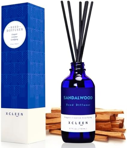 Xcleen Sandalwood Scented Reed Diffuser Set