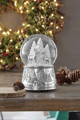 Reed Barton 867074 Musical Snow Globe Christmas Decor