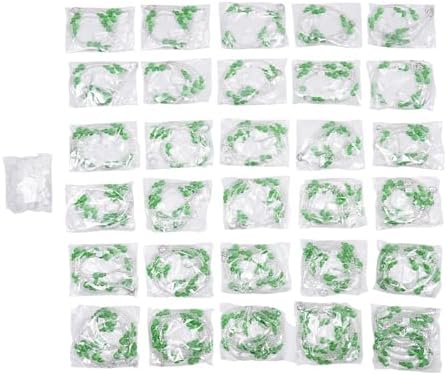 TFCFL Arched Crystal Bead Curtain 60 Strings Green