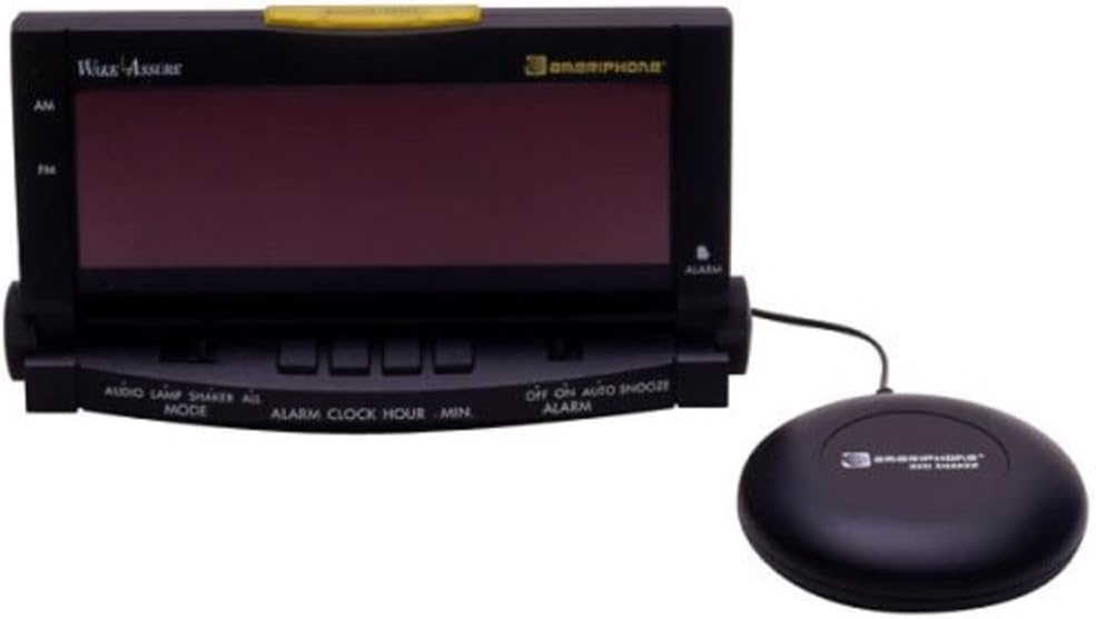 Clarity 600 Wake Assure Alarm Clock with Bed Shaker 1