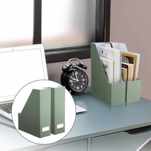 Feifeiya Magazine File Holder Set of 6 Sage Green