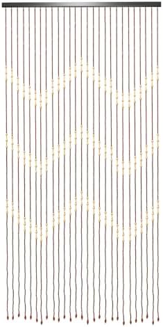 Vintage Boho Beaded Door Curtain 3x6FT