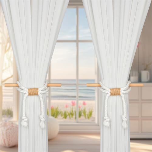 SUQ I OME Boho Curtain Tiebacks 2 Pcs