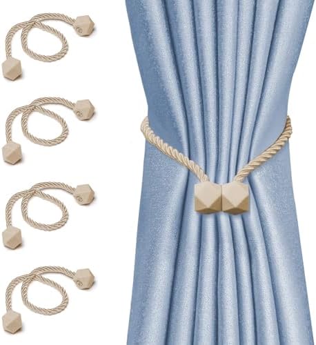 Magnetic Curtain Holdbacks with Strong Neodymium Magnets