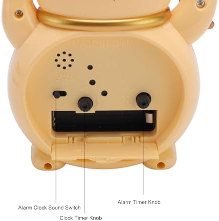 Yosoo Cartoon Lucky Cat Alarm Clock with Good Fortune