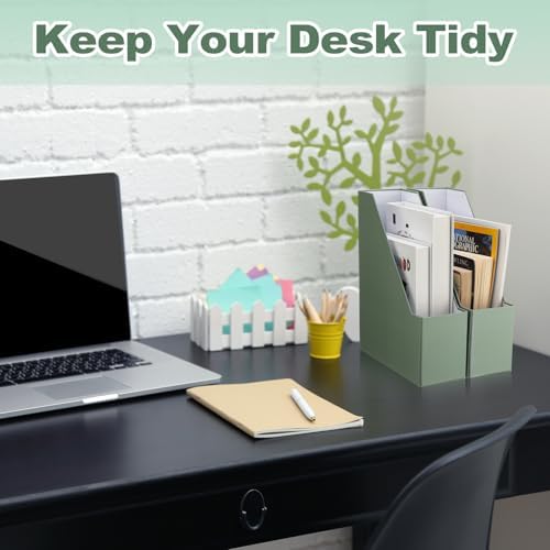 Feifeiya Magazine File Holder Set of 6 Sage Green