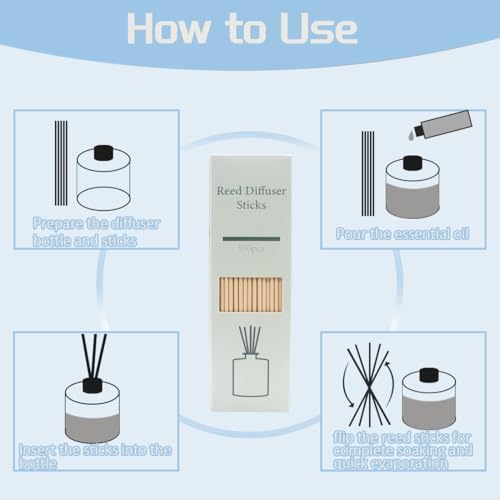 3mm Rattan Reed Diffuser Sticks 100 Count